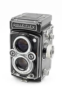 Rolleiflex 3.5B Medium Format TLR Camera w/75mm Tessar Lens #967 - Picture 1 of 9