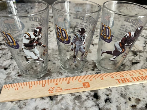 Foreman, Marshall, Randall  Vikings Miller Lite Tradition of Greatness Glasses Cover