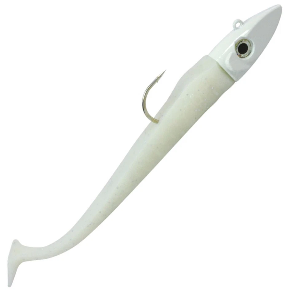 Hogy Twitcher + Paddle 20cm Gummifisch bone Gummiköder, Meeresköder, Dorschköder - Bild 1 von 1