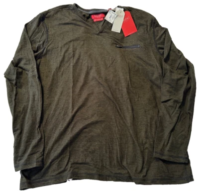 CAMISA BRUNO MILANO XL MARRÓN NUEVA CON ETIQUETAS NUEVA CON ETIQUETAS AJUSTE MODERNO ELÁSTICA Foto 1 de 4