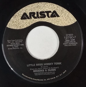 BROOKS & DUNN: Little Miss Honky Tonk/ Silver And Gold ARISTA 7" Single 45 RPM - Imagen 1 de 2