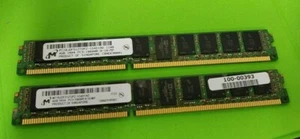 10x Micron MT18JDF51272PZ-1G4D1AD 4GB 1Rx4 PC3-10600R ECC REG VLP Memory Modules - Picture 1 of 1