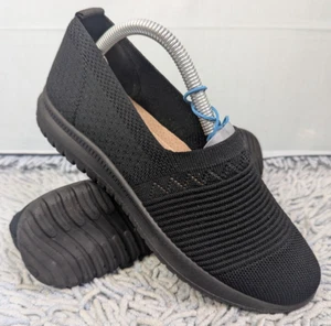 Pavers - Slip On -Breathable -Wide Fitting -Black -Womens -Trainers - UK6 BNWOT - Picture 1 of 12