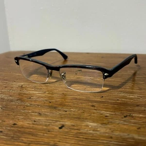 Ray-Ban RB7014-5068 Eyeglasses Men Brown Tortoise Half Rim 54-18-140 FRAMES ONLY - Picture 1 of 7