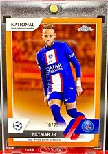 /25 NEYMAR Orange 2023 NATIONAL CONVENTION UEFA TOPPS Chrome SILVER PACK PSG