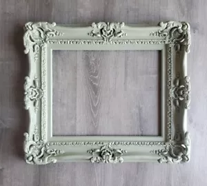 16x20 Barock verzierte salbeigrüne Bilderrahmen, Leinwand, Kunst, Druck, Fotografie - Bild 1 von 6