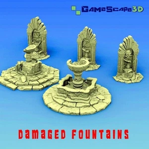 Dekor Gamescape 3D Damaged Foutains - Picture 1 of 1