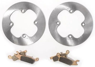 2010-2014 Yamaha Grizzly YFM550 EPS — задние роторы и тормозные колодки MudRat - Изображение 1 из 2