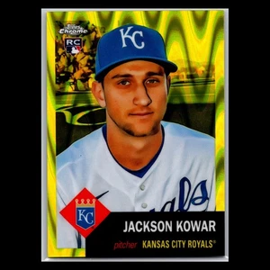 2022 Topps Chrome Platinum - #181 Jackson Kowar RC Yellow RayWave Refractor /250 - Picture 1 of 2