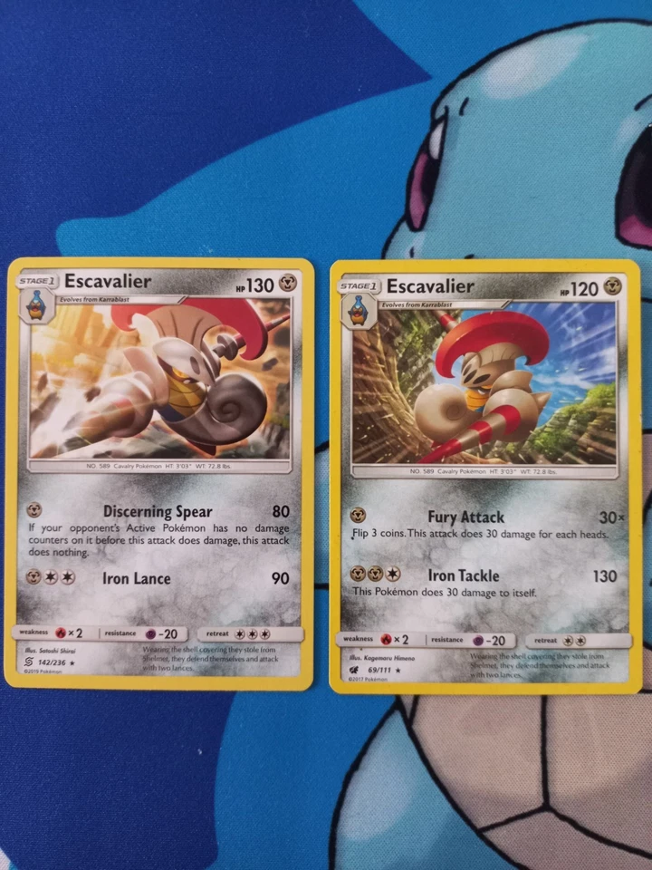 Escavalier 142/236 + 69/111 - Pokemon Unified Minds + Crimson Invasion, English - Image 1 of 1