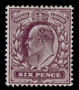 GB EDVII SG303 SPEC M36(2), 6d deep plum (C), VERY FINE USED. Cat £75. CDS - Picture 1 of 1