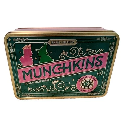 2025 WICKED Dunkin’ Donuts munchkin TIN Collectible Tin Unused  - Image 1 of 4