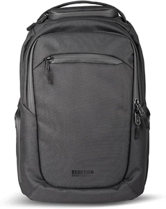 Kenneth Cole REACTION Abrasion-Resistant Parker Laptop Backpack, Black - Picture 1 of 6