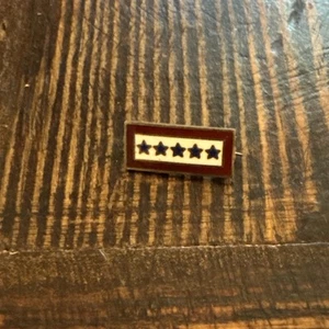 WWII FIVE 5 STAR SON SONS IN SERVICE STERLING SILVER PIN - WW2 - Picture 1 of 5