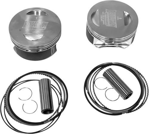 Revolution Performance Monster Big Bore Piston Kit (124in. Flat Top) - Bore 4-1/ - Image 1 of 3
