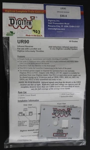 Digitrax Infrared Universal Receiver UR90 LocoNet & Infra-ready Throttle (403) - Picture 1 of 2
