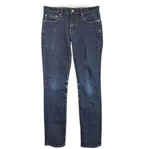 Levis 511 Jeans Mens 32x34 Blue Stretch Flex Natural Distressing - Picture 1 of 12