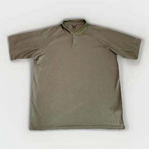 Columbia Sportswear Men's XL 100% Cotton  Olive Polo Button and Loop Closure - Picture 1 of 9