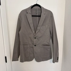 Zara Zwei Knopf Sport Mantel Jacke Größe L Herren Baumwollmischung Taupe " - Bild 1 von 7