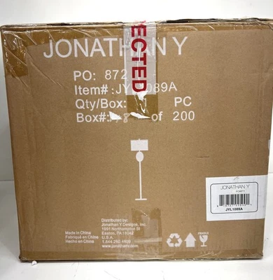 Jonathan Y Abril 61 in. Lámpara de pie de metal latón H JYL1089A Foto 1 de 2