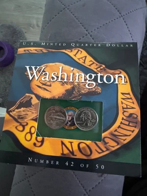 US Mint 2 quarter set #42 of #50!!! Washington state - Image 1 of 2
