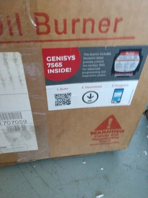 UNIDAD QUEMADOR DE ACEITE BECKETT MODELO QUEMADOR DE ACEITE AFG 120V/60HZ NUEVO NOS Foto 1 de 4