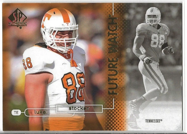 2011 UD SP Authentic Future Watch #126 Luke Stocker RC Tennessee / Buccaneers - Image 1 of 1