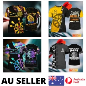 Darts Shirt Uniform Team Born to Play Darts Competition Championship - AU Stock - Picture 1 of 17