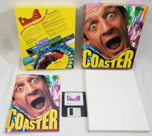Disney Software Untersetzer PC Big Box KOMPLETT DOS 1993 Achterbahn Achterbahn Küste - Bild 1 von 7