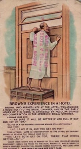 Risqué Tabak Werbung Ben Hur Zigarren Gustav A. Moesby & Co M4M - Bild 1 von 2
