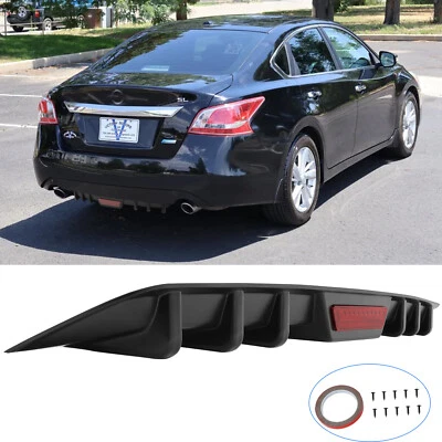 Kit de carrocería divisor alerón labial difusor parachoques trasero negro mate para Nissan Altima Foto 1 de 4
