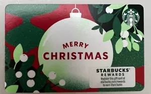 NEU - OOP- 2021 STARBUCKS "MERRY CHRISTMAS" GESCHENKKARTE #6195 OHNE WERT - Bild 1 von 1