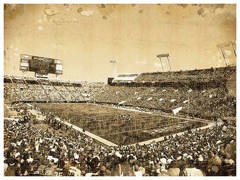 Jacksonville Jaguars Poster Print Sketch Wall Art Man Cave Decor 12x16" Cover