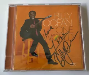 Billy Ocean - One World - SIGNED CD - BRAND NEW SEALED - Picture 1 of 2