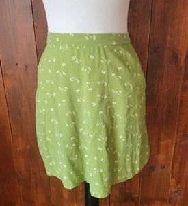 Billabong Women S Skirt Green Floral Casual Boho Lightweight Dainty Vacationš - Picture 1 of 12
