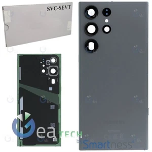 BACK COVER SAMSUNG ORIGINALE SERVICE PACK PER GALAXY S23 ULTRA S918 | GRAPHITE - Zdjęcie 1 z 2