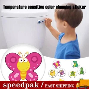 5St Pee Targets Töpfchen Trainingssitz Aufkleber Urinal Farbwechsel L9R3 - Bild 1 von 14