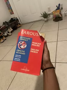 French-English English-French Dictionary (Larousse Dictionnaire de - VERY GOOD - Picture 1 of 2