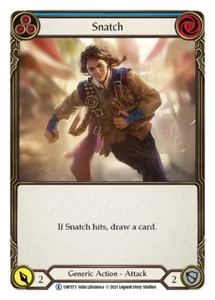 Snatch Red Blue Yellow 1HP 371 372 373 History Pack 1 Flesh and Blood TCG Rare - Picture 1 of 3