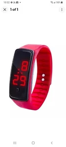 WATCH - CHILDREN'S LED DIGITAL DISPLAY BRACELET WATCH WITH SILICA GEL BAND - Picture 1 of 1