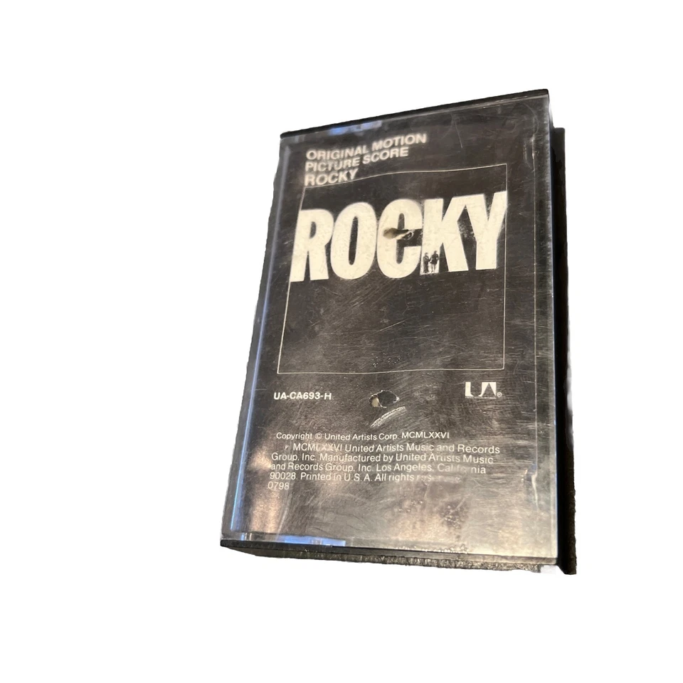 ROCKY Movie Original Motion Picture Score Vintage Cassette Tape Soundtrack Music Foto 1 de 3