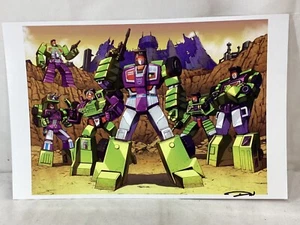 G1 Transformers Decepticon Constructicons Team Poster 11x17 Picture FREESHIP - Picture 1 of 2