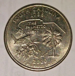2000 Carolina del Sud - P - quarto di stato - brillanti non circolate - monete atb - Foto 1 di 2