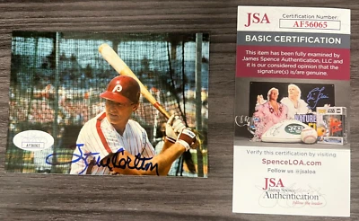 Steve Carlton Signed Color original Photo JSA Cert. HOF 1994 Phillies MLB! - Image 1 of 4