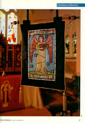 Gloria in Excelsis Deo Cross Stitch Magazine Pattern - Sue Cook - Angel - Image 1 of 2