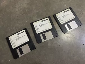 MS-DOS 6.22 Plus Enhanced Tools 3 Floppy Disks 1994 Not Tested - Picture 1 of 4