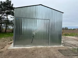 Blechgarage 4x8x3,1m Fertiggarage Halle Lager verzinkt | inkl. Aufbau | 23344!! - Bild 1 von 10
