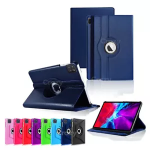 STAND LEATHER CASE FOR APPLE IPAD AIR 1 2 3 4 5 SMART 360 Rotate COVER Case - Picture 1 of 16