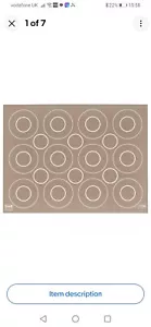 IKEA BAKTRADITION Tappetino da Forno in Silicone, Beige 41x31 cm *Nuovo* - Foto 1 di 4