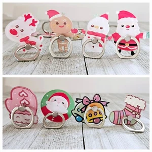 2" Weihnachten Urlaub Emaille Handy Handy Ring Ständer Halter mit 360 Grad - Bild 1 von 18